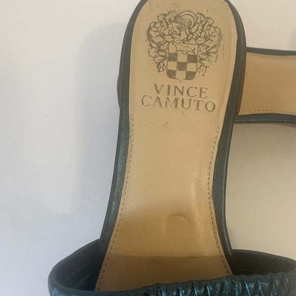 Vince Camuto Women's Dark Green Slide Sandals - Picture 6 of 7